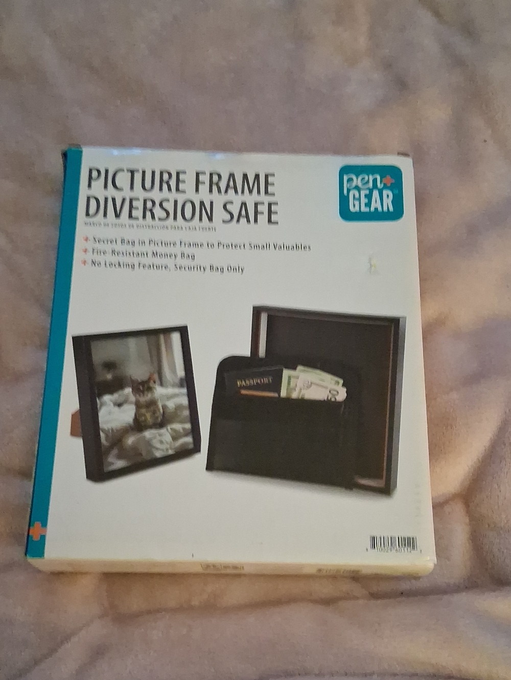Black Picture Frame Diversion Safe